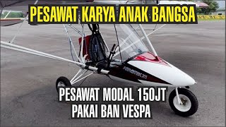 AEROTEK X-1 PESAWAT KARYA ANAK BANGSA DARI TEMANGGUNG, DENGAN BAHAN-BAHAN LOKAL