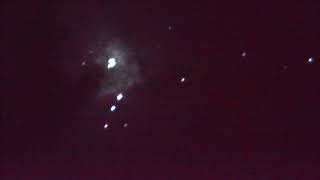 M42 przez teleskop 10" (254/1250 mm) | M42 (The Great Orion Nebula) through 10 inch telescope GSO