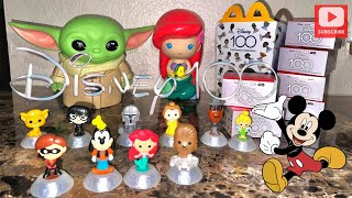 McDonald’s Disney 100 Anniversary Happy Meal Toys Unboxing - We open 5 new boxes.