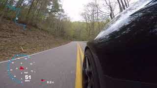 caddy hitting the tail of the dragon