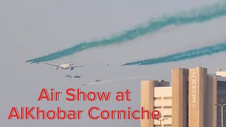 Amazing 👏 Air Show | Fighter planes Air show | colourful | September 2023 | AlKhobar Corniche