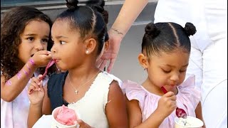 Stormi Webster, 4, & True Thompson, 4, Are The Cutest BFFs Holding Hands In Sweet Photo