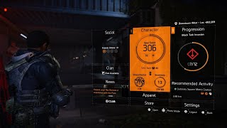 THE DIVISION 2 PS4 Pro | DZ | Solo World Tier 2