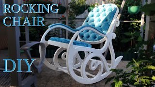 Wooden rocking chair