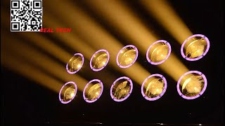 10x80W White +180xRGB 3-in-1 Halo Blinder #party #show #ledlights #stage #2024 #disco #new