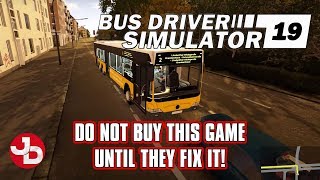 Bus Driver Simulator 19 | new city: Cologne | G29 NOT WORKING | game is still buggy as hell