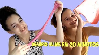 desafio só 20 minutos para fazer uma slime