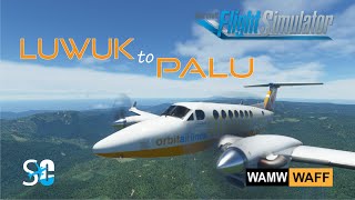 LUWUK TO PALU | INDONESIA EDITION | BEECHCRAFT KING AIR 350i | MICROSOFT FLIGHT SIMULATOR 2020