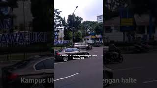 Kampus Universitas Kristen Indonesia terintegrasi dengan halte busway cawang UKI