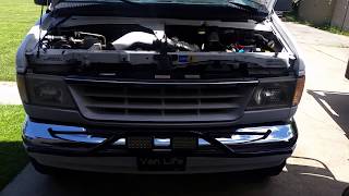 New led head lights on E150