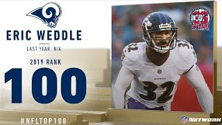 #100: Эрик Уэддл (сэйфти, Рэмс) | Top 100 players of 2019 | NFL | #100: Eric Weddle (S, Rams)