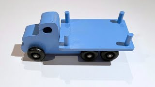 Woodworking Wonder: Crafting A Wooden Toy Truck With a Scroll Saw