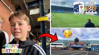 🥳 I WENT TO A KILLIE GAME FOR MY BIRTHDAY AND IT WAS MENTAL ! Kilmarnock 5-0 Barrow AFC