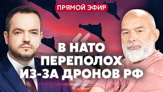 ШЕЙТЕЛЬМАН. ДРОНЫ РФ В НАТО! Швеция закрыла аэропорт. Литва готовит эвакуацию. Шольц ждет ПЕРЕГОВОРЫ