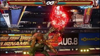 Tekken 7 Armor King techroll trap at wall