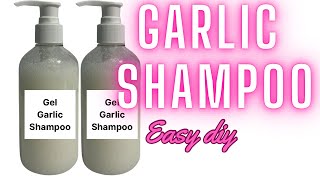 How to make a garlic shampoo #hairgrowth #hairgrowthshampoo