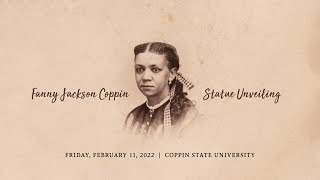 Fanny Jackson Coppin Statue Unveiling