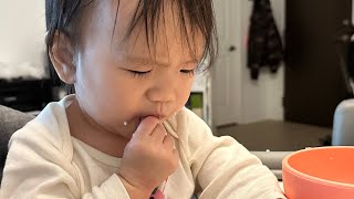 FUNNY BABY | SAYING NO TO EVERYTHING! #babyledweaning #cutebaby #viral