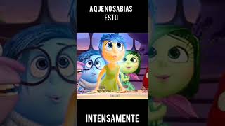 A QUE NO SABIAS ESTO DE INTENSAMENTE #shorts #pixar #intensamente