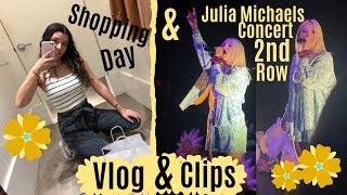 SHOPPING SPREE & JULIA MICHAELS CONCERT 2ND ROW!!!