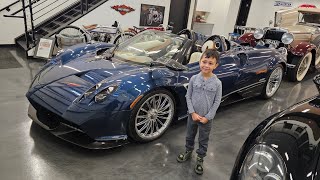 Pagani F40 CGT Mclaren P1 Ford GT tour my 6 year old!