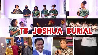 TB Joshua Burial Day 2: Dakolo, Fani-Kayode, Evelyn Joshua and Her Children Pay Tribute to TB Joshua