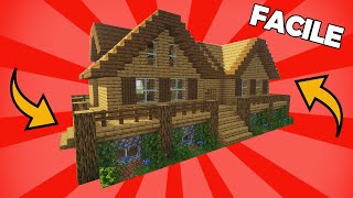 COME COSTRUIRE UNA VILLA MODERNA IN LEGNO BELLISSIMA! [FACILE] - Minecraft ITA Tutorial