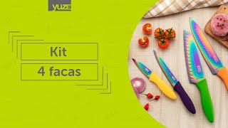 Kit 4 facas - YUZE