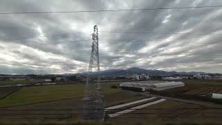 The Tokaido Shinkansen right side view from ShinYokohama Sta. to Nagoya Sta.(24/3/27)