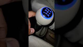 LED Gear Knob Modification | #carmodification #hundai #accent #carlover