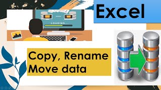 How to rename, copy or move data in excel 2007/2010/2013/2016 - in hindi