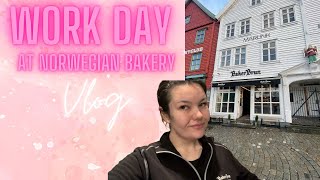 DAY IN MY LIFE WORKING AT A NORWEGIAN BAKERY / Norwegian pastry / Opening shift / Bergen, Norway