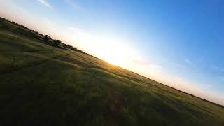 FPV Sunset on Mud Creek