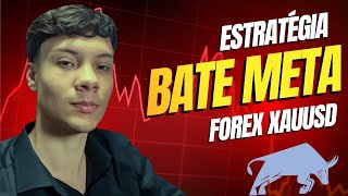 ESTRATÉGIA XAUUSD FOREX COM ROBÔ TRADER AO VIVO