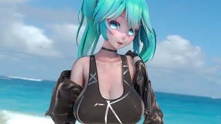 【MMD】MIKU & HAKU - Blue Flame【105】【初音&弱音】