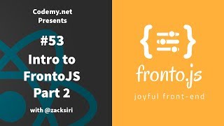 React: Intro to FrontoJS Part 2 - [053]