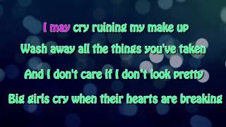 Sia - Big Girls Cry ( Karaoke \ Instrumental )