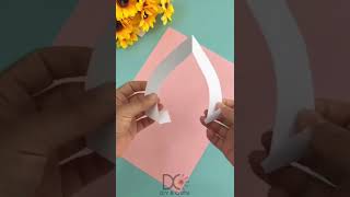 paper cuting Flower #viral #status #DIY #Origami #Craft #Tutorial #Creative video #fun #fyp