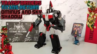 Скай Шадоу/Ominus And Sky Shadow, трансформер, обзор фигурки, Titans Return.