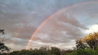 Beautiful end to Saturday ~ Rainbow