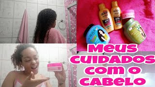 Usei a hair mask do gummy hair (máscara reconstrutora)