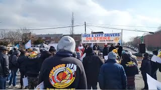 DRIVER STRIKE UBER AND LYFT NYC