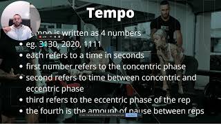 How to read tempo on a training program