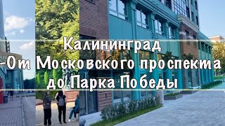 Калининград:  От Московского проспекта до Парка Победы