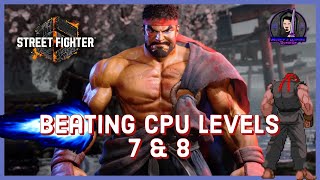 Street Fighter 6 - Beating CPU Levels 7 & 8