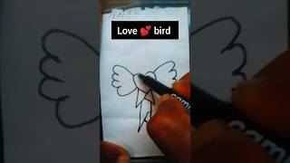 love birds easy drawing #shorts #ashortstoday #arts #drawing