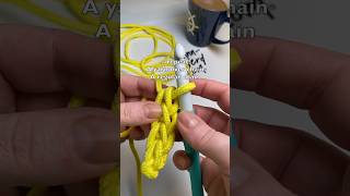 Crochet cord, foundation chains or crochet shoelace? #crochet #crochettutorial