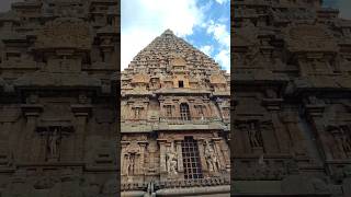 Exploring the Backside of the Brihadeeswara Temple Tower in Tanjore