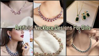 Artificial Necklace And Jewelry collection For Unmarried Girls||Marriage ceremony 2024