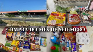 COMPRA DO MÊS DE SETEMBRO NO ATACADAO COM VALORES MAS ORGANIZEI JUNTO COM VOCÊS RECIFE PE